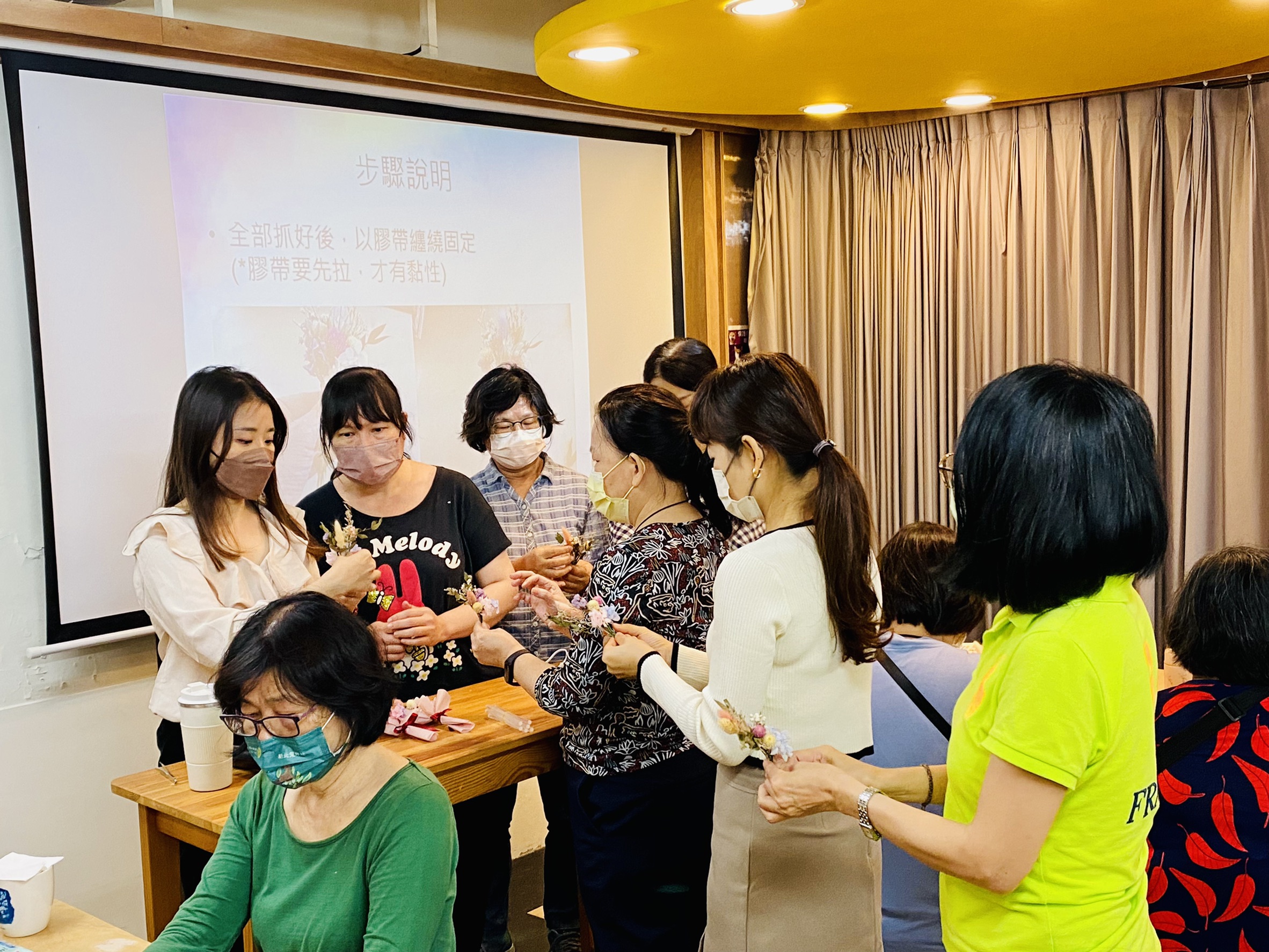 20221109乾燥花束包裝及藝術