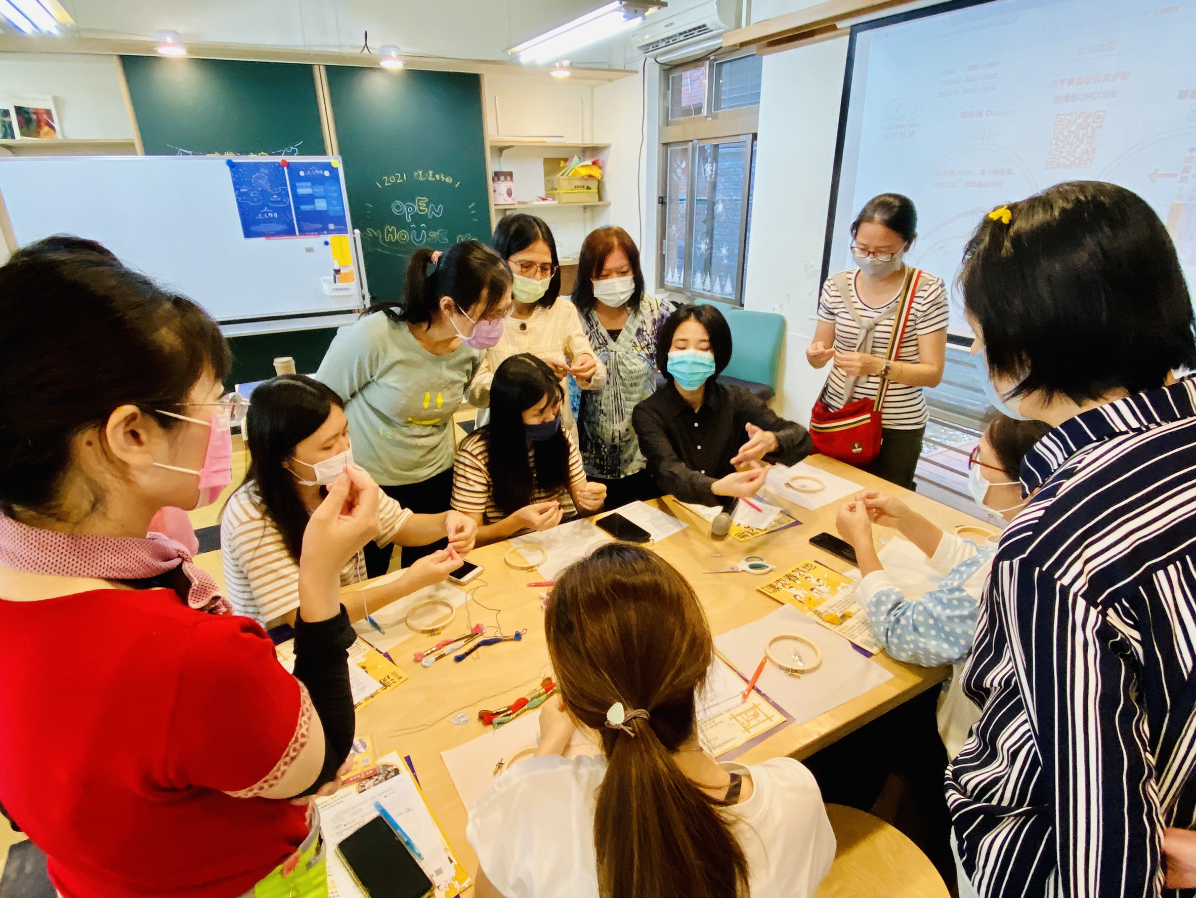 20221026針心繡意基礎刺繡