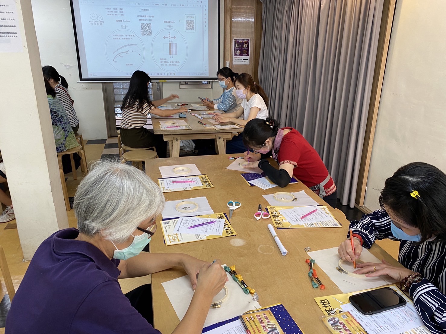 20221026針心繡意基礎刺繡