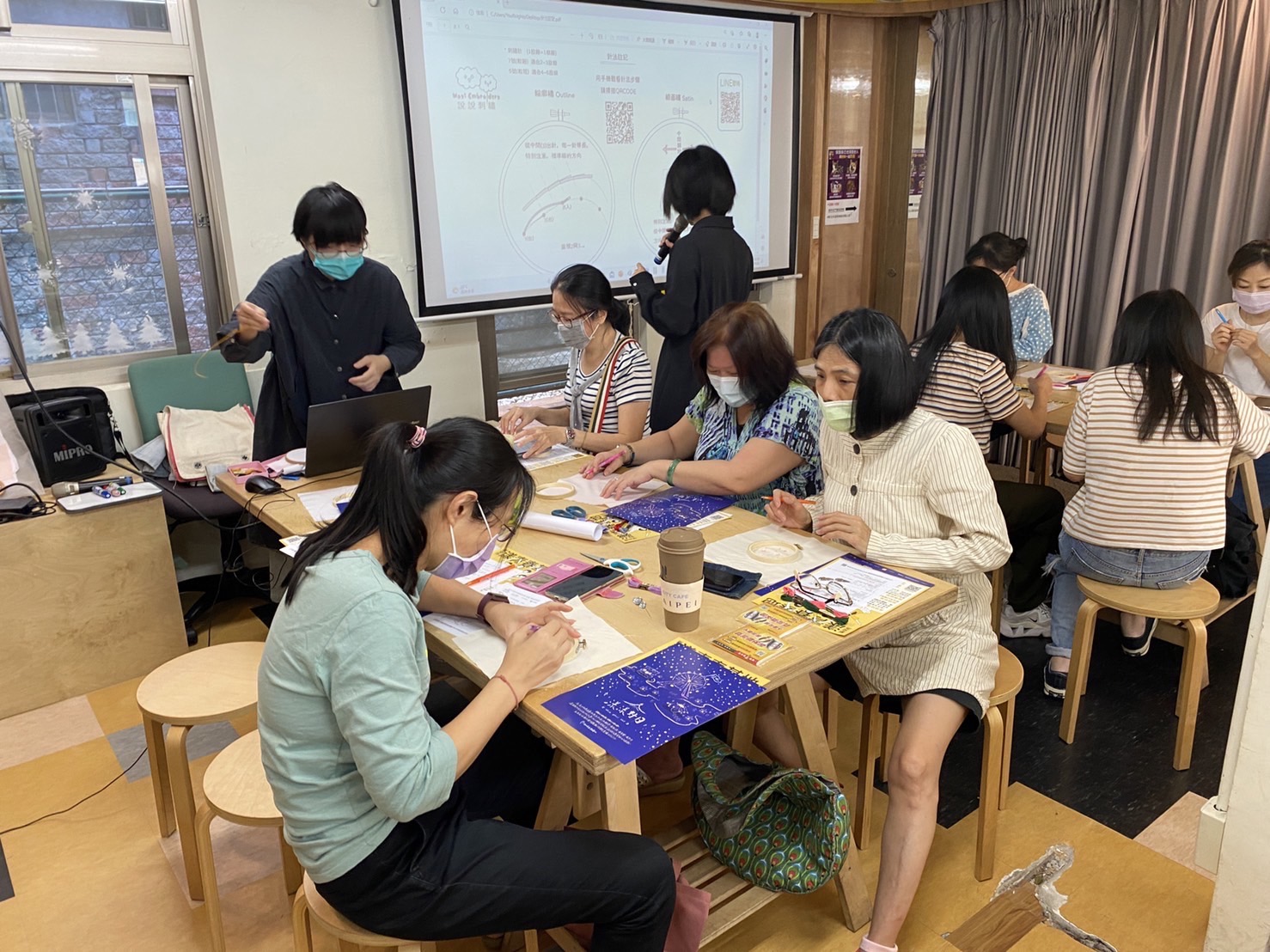 20221026針心繡意基礎刺繡