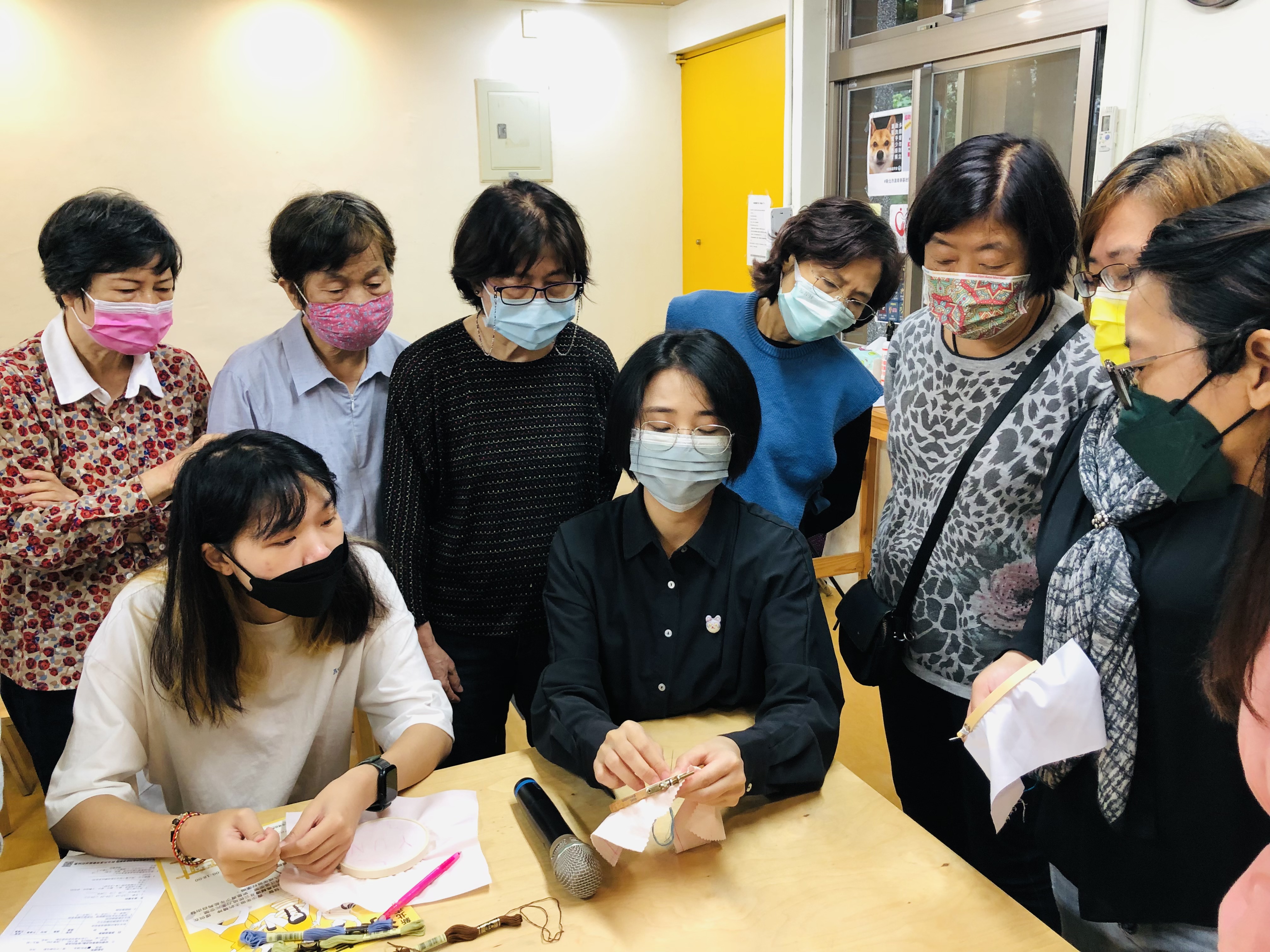 20221013針心繡意基礎刺繡