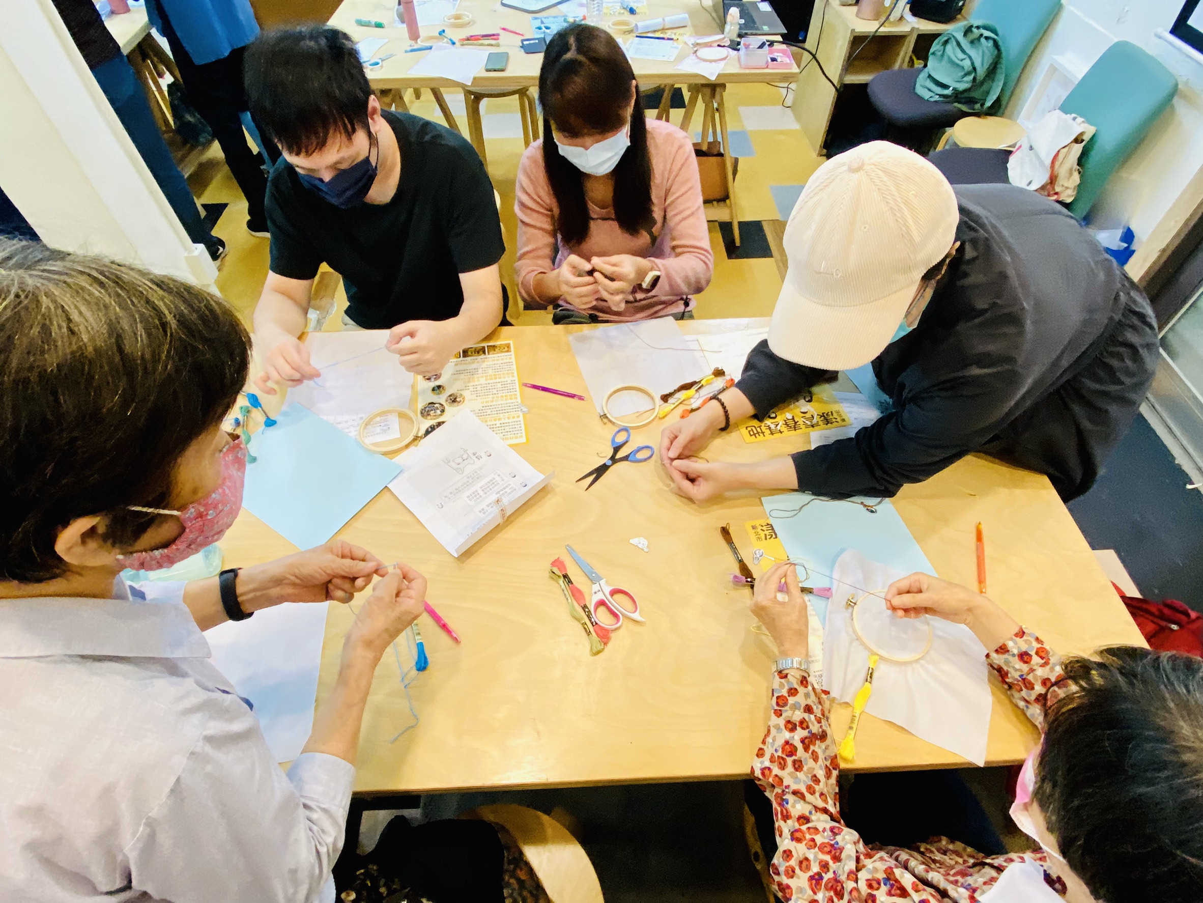 20221013針心繡意基礎刺繡